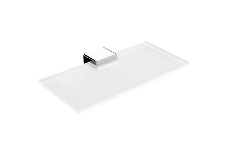 Nimco Kibo - Plank, Lengte 200 Mm, Mat Glas/chroom Ki 14091B-1U-20-26