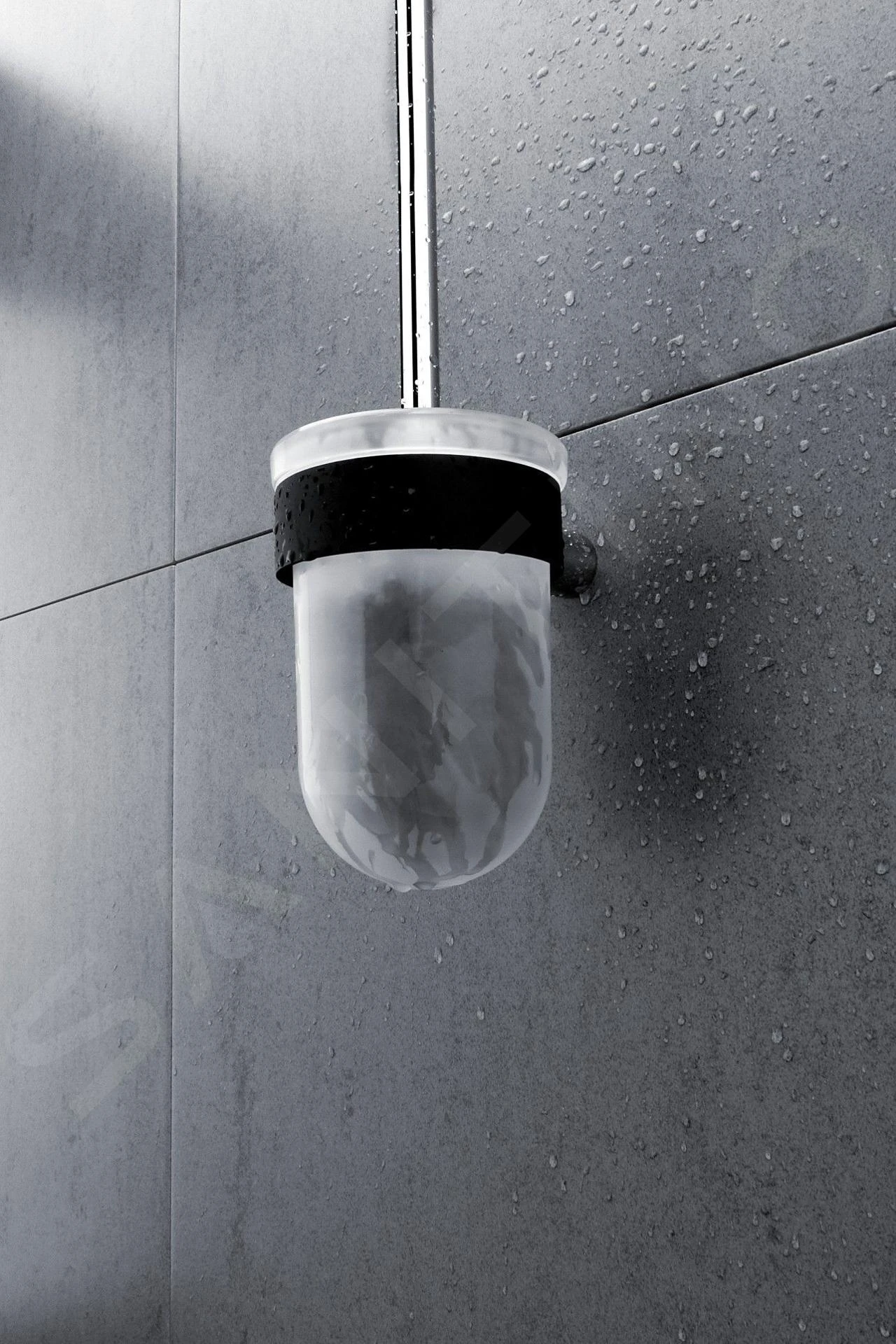 Nimco Nava - Toiletborstel Met Houder, Mat Zwart/mat Glas NA 28094WN - Image 4