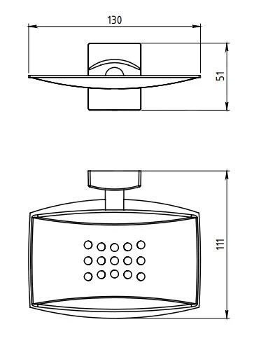 Novaservis Metalia 12 - Zeephouder, Chroom 0202,0 - Image 2