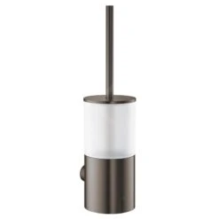 Grohe Atrio - Closetborstelhouder, Glas/geborsteld Hard Graphite 40314AL3