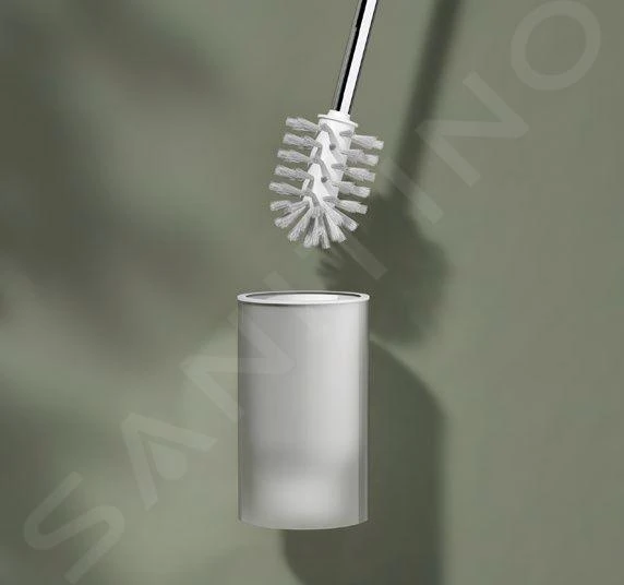 Keuco Reva - Toiletborstel Met Handvat, Mat Glas/chroom 12864019000 - Image 7