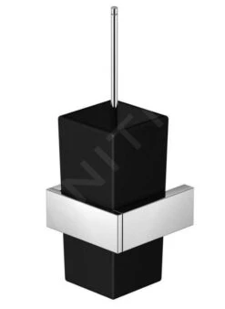 Steinberg 460 - Wandtoiletborstel Met Houder, Zwart Glas/chroom 460 2904