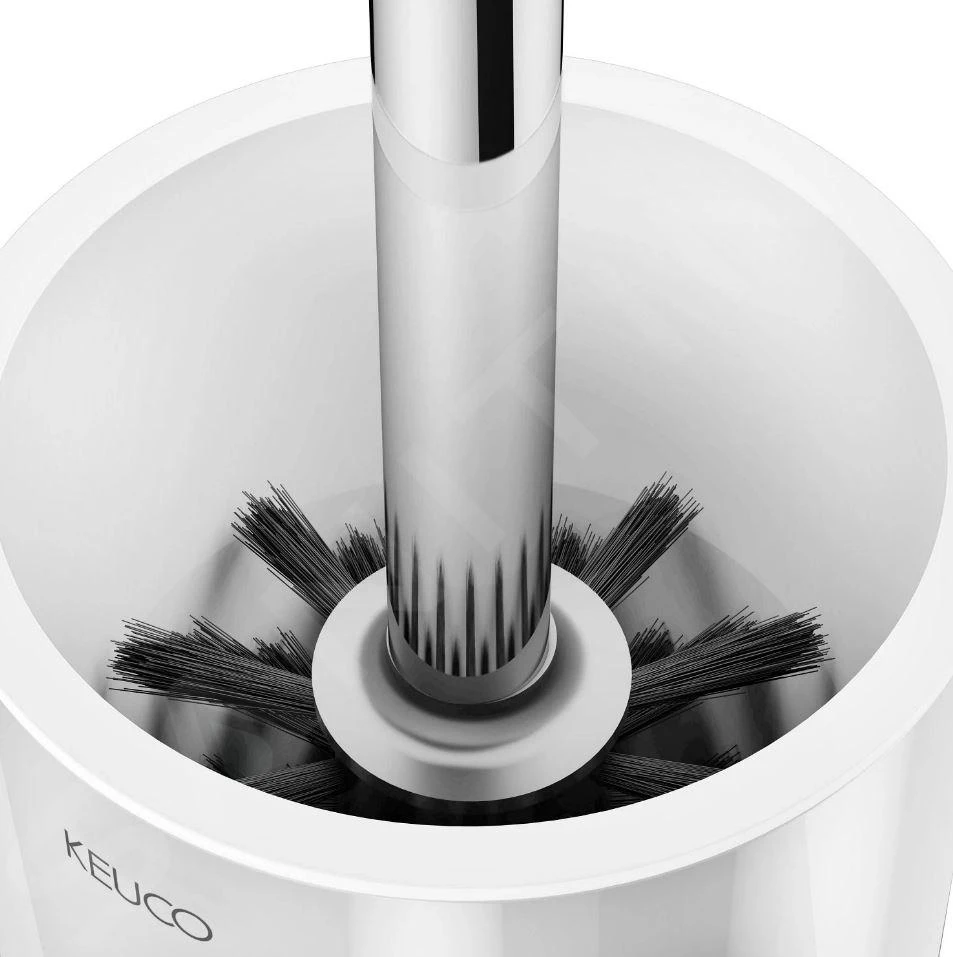 Keuco Reva - Toiletborstel Met Handvat, Mat Glas/chroom 12864019000 - Image 5