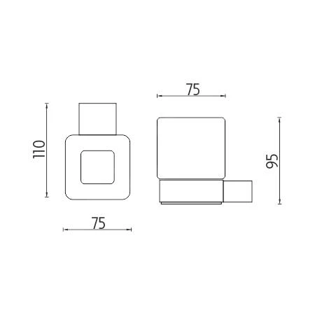Kielle Vega - Tandenborstelhouder, Chroom 40018010 - Image 2