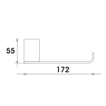 Kielle Vega - Toiletrolhouder, Chroom 40418020 - Image 2