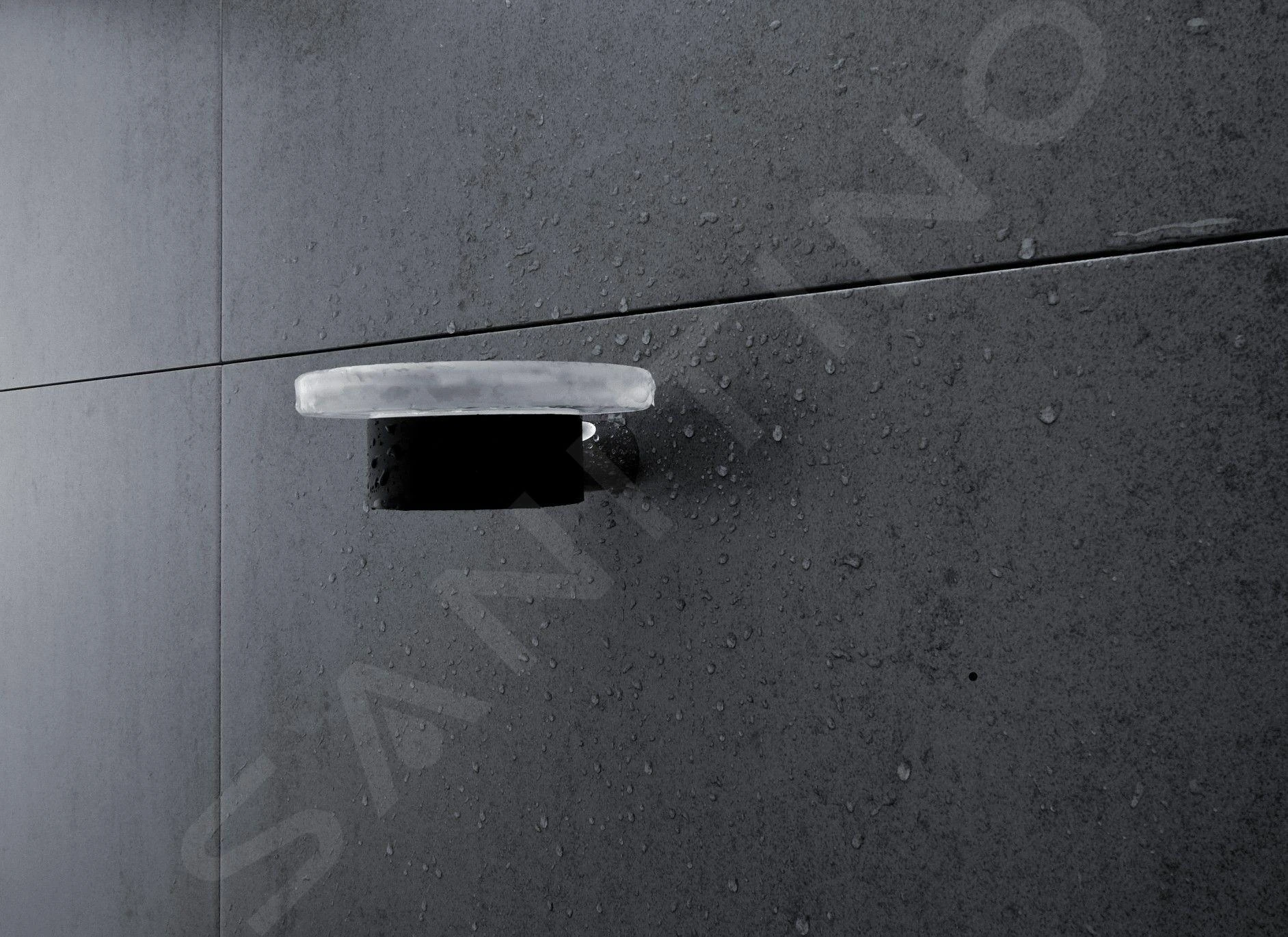 Nimco Nava - Zeephouder, Mat Zwart/mat Glas NA 28059W - Image 3