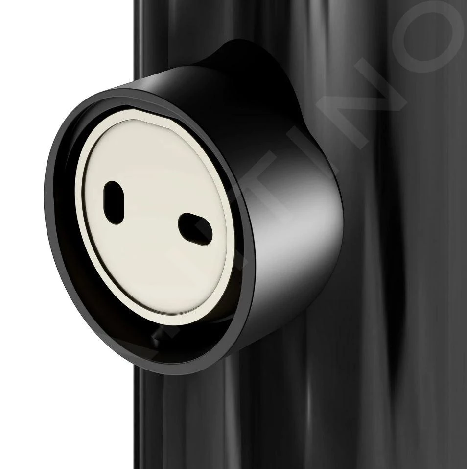 Keuco Reva - Toiletborstel Met Handvat, Mat Zwart 12864379000 - Image 5