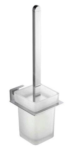 Aqualine Apollo - Wand Wc-borstelhouder, Melkglas 1416-08