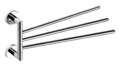 Sapho X-Round - Handdoekhouder Draaibaar, Lengte 420 Mm, Chroom XR407