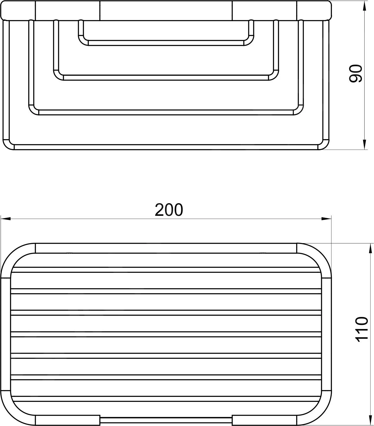 Novaservis Accessiores - Draad Modellen - Planchet Draadmodel, Chroom 6077,0 - Image 2