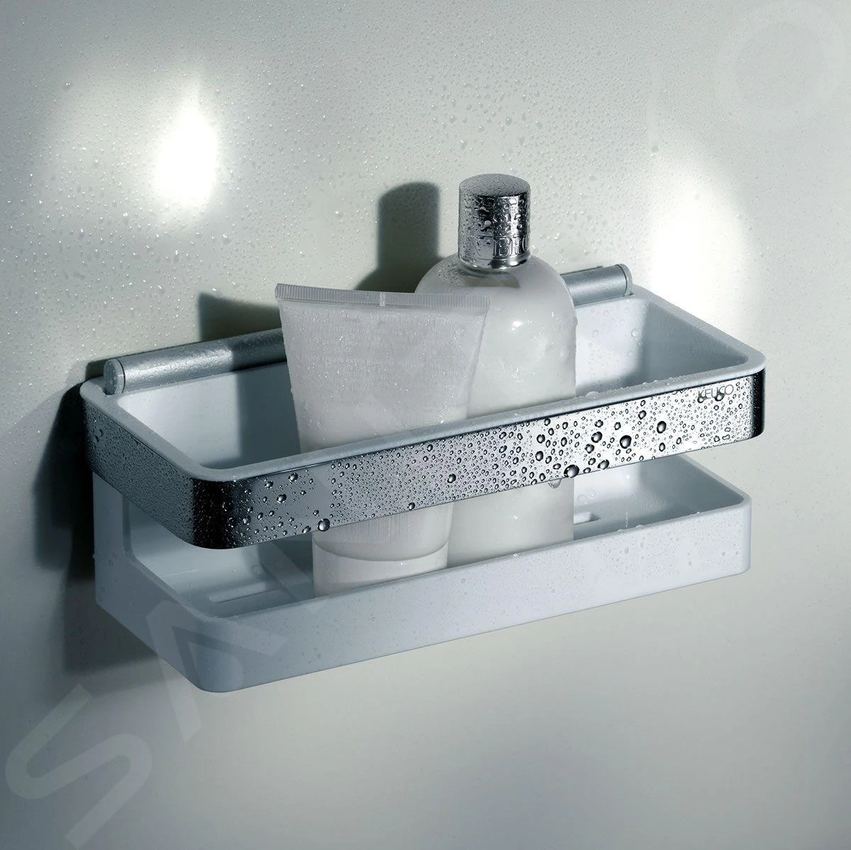 Keuco Collection Moll - Planchet Met Glaswisser, Lengte 240 Mm, Wit/chroom 12759010000 - Image 3