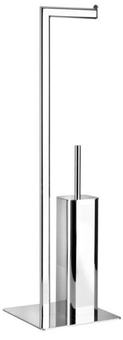 Sapho Ridder - Staande Houder Voor Toiletpapier En Toiletborstel, Chroom 11205400