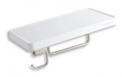 Novaservis Titania Yacore - Toiletrolhouder Met Planchet, Kunststof 65540,1