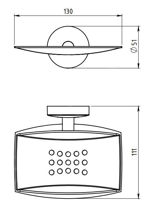 Novaservis Metalia 11 - Zeephouder, Chroom 0102,0 - Image 2