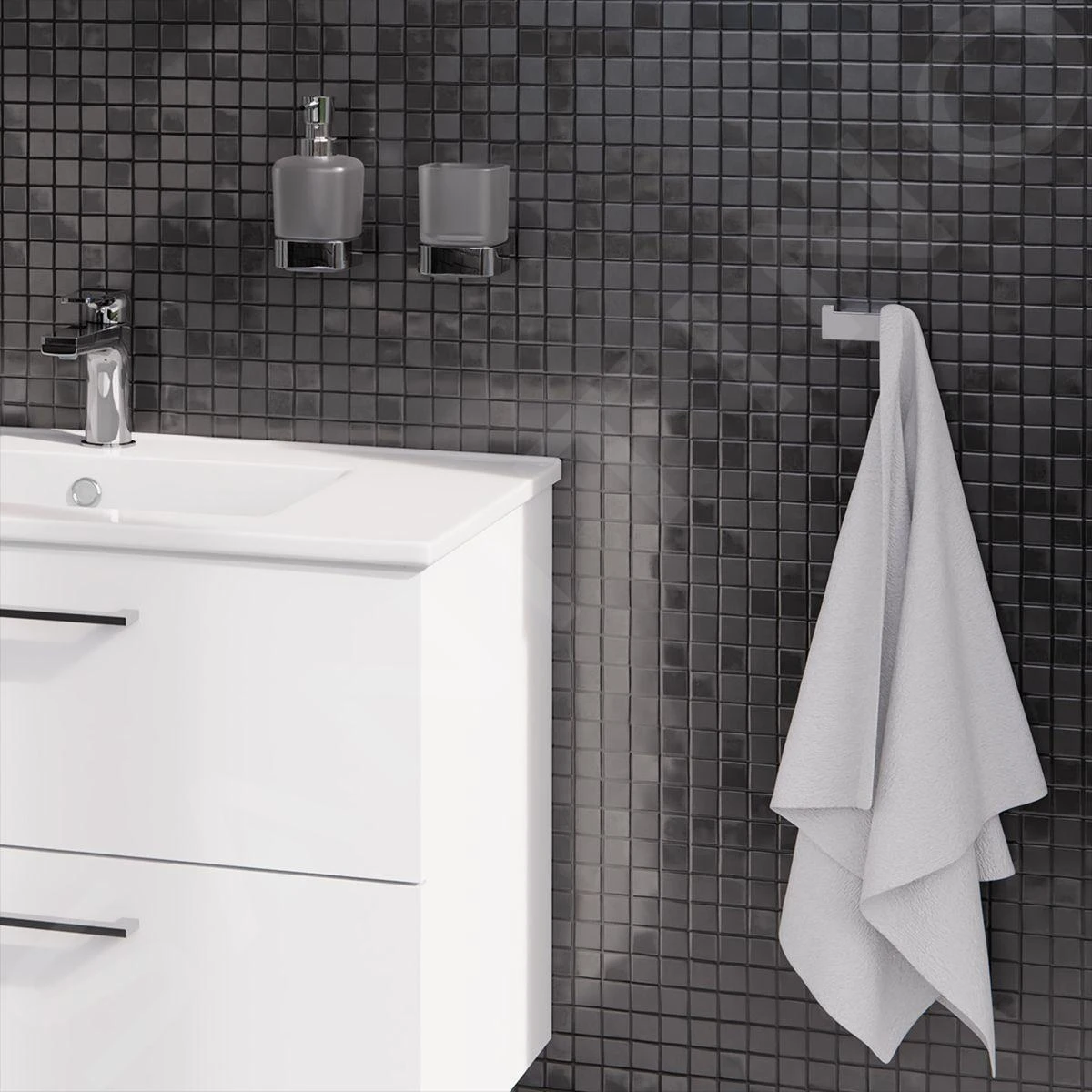 Kielle Vega - Tandenborstelhouder, Chroom 40018010 - Image 3