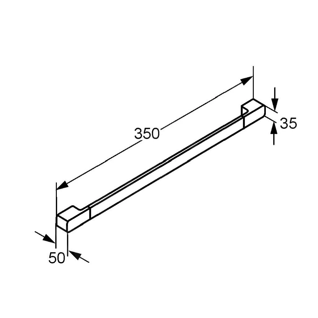 Kludi E2 - Badgreep, Chroom 4998105 - Image 2