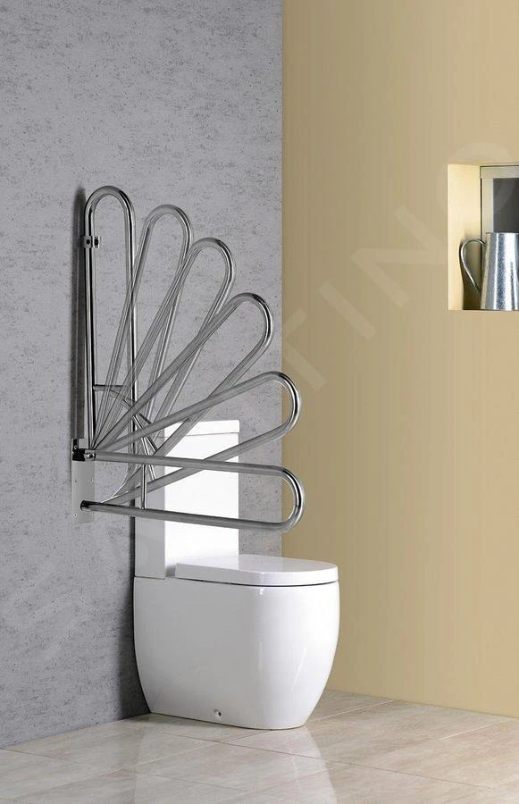 Sapho Badkamer Apparatuur - Handgreep Draaibaar 600 Mm, Rvs XH516 - Image 4