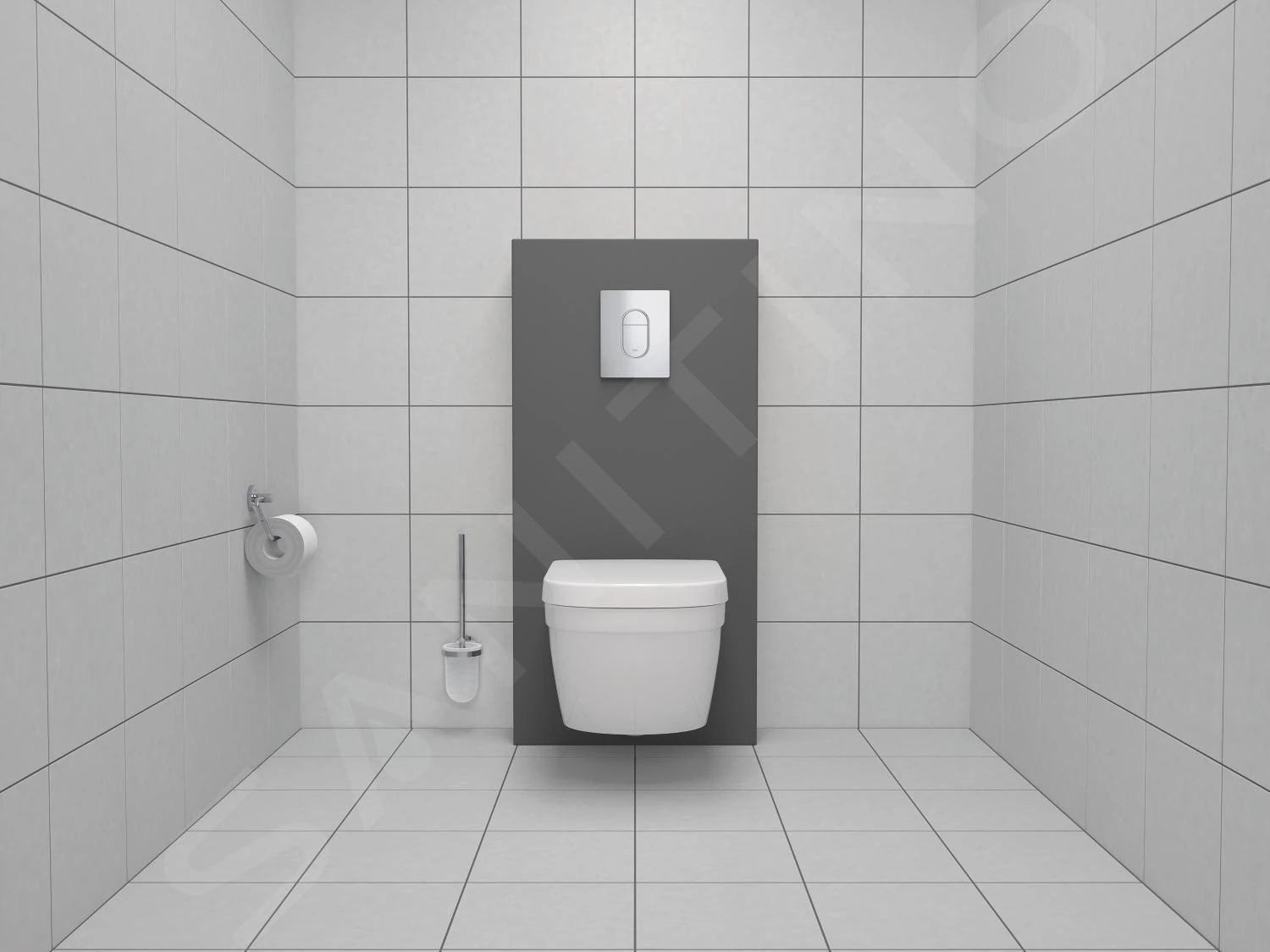 Grohe Essentials - Closetborstelhouder, Chroom 40374001 - Image 4