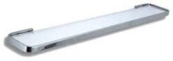 Novaservis Metalia 4 - Badkamerplanchet, Lengte 600 Mm, Chroom/glas 6440,0